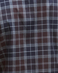 Barbour Wetheram Midnight Oak Plaid Button Down Collar Shirt in Tailored Fit