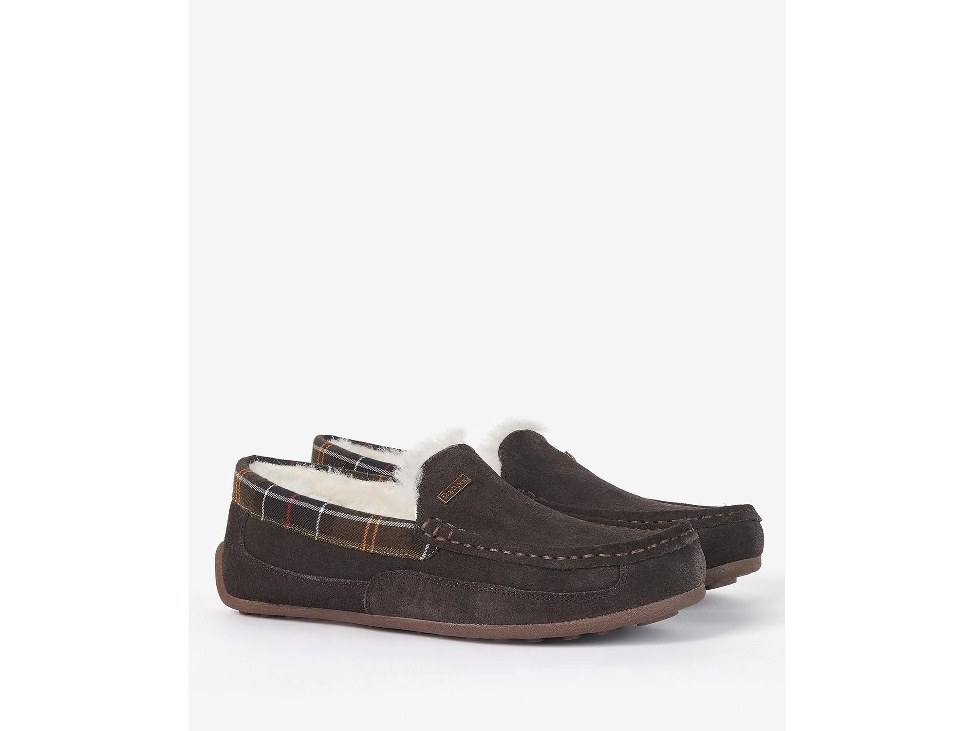 Barbour Martin Slippers In Brown | Rainwater's