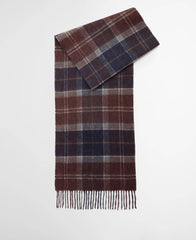 Barbour Tartan Lambswool Scarf in Midnight Oak