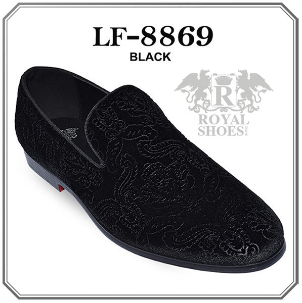 Black Tonal Formal Loafer From Royal Shoes