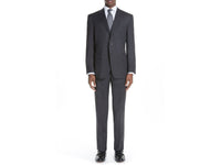 Rainwater's Luxury Collection Stretch Super 140's Wool Classic Fit Suit in Charcoal