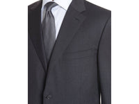 Rainwater's Luxury Collection Stretch Super 140's Wool Classic Fit Suit in Charcoal