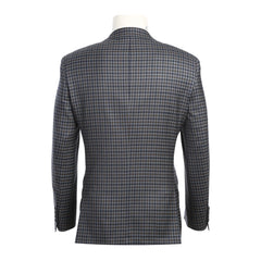 Rainwater's Slim Fit Wool Check Sport Coat In Grey, Navy & Brown