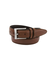 Cognac Pebble Grain Belt - Rainwater's Men's Clothing and Tuxedo Rental