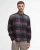 Barbour Copswell Relaxed Long-Sleeved Shirt in Navy