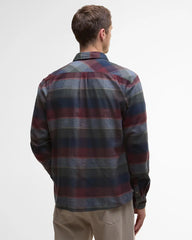 Barbour Copswell Relaxed Long-Sleeved Shirt in Navy