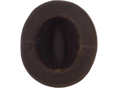 -Rainwater's -Dorfman Hat Co. - Hats - Dorfman Hat Co. Weathered Waxed Cotton Melaleuca Hat In Bark -