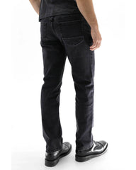 Devil Dog Newland Slim Straight Jean In Charcoal