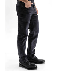 Devil Dog Newland Slim Straight Jean In Charcoal