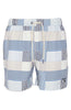 Barbour Patch Swim Shorts Trunks In Sky Blue