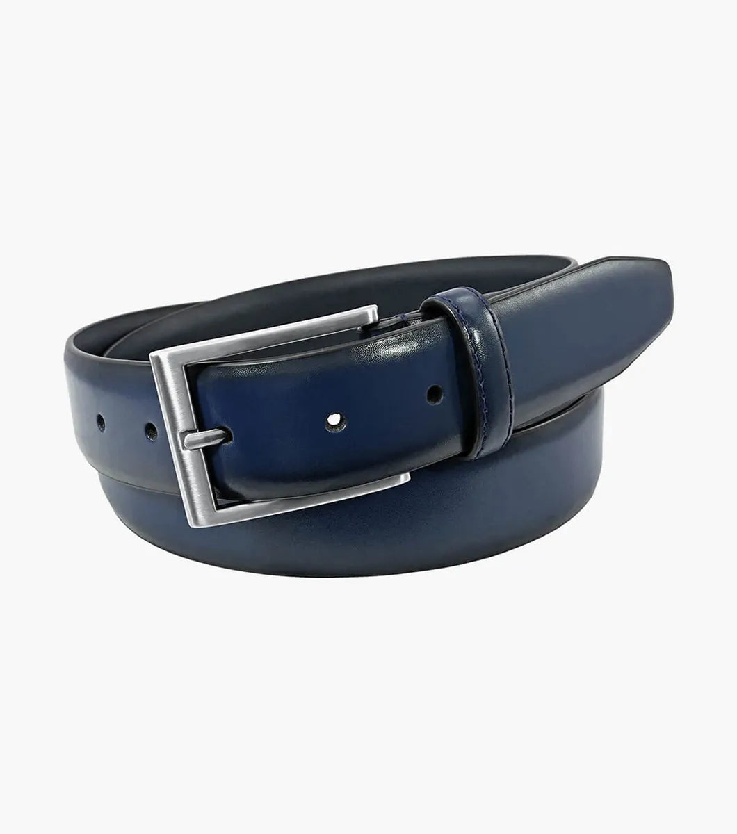 Florsheim Carmine Belt In Navy Rainwater s