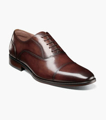 Florsheim Sorrento Lux  Cap Toe Balmoral Oxford In Brown