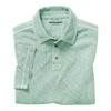 Vintage Slub Polo Shirt in Mint