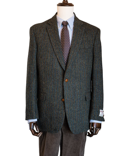 Harris Tweed Sport Coat in Multi-Colored Herringbone