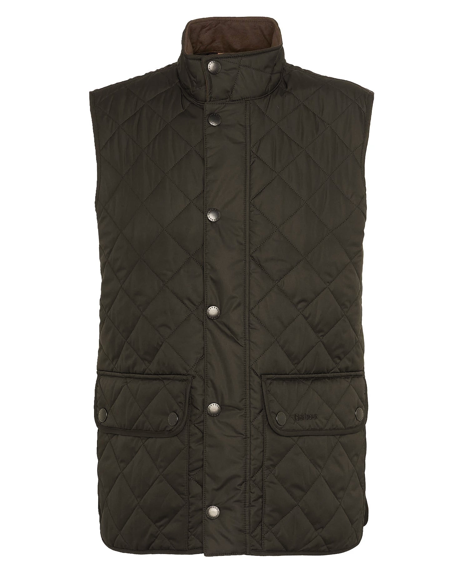 Barbour New Lowerdale Vest Gilet in Dark Brown