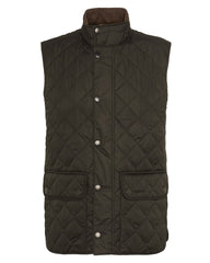 Barbour New Lowerdale Vest Gilet in Dark Brown