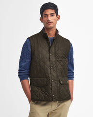 Barbour New Lowerdale Vest Gilet in Dark Brown