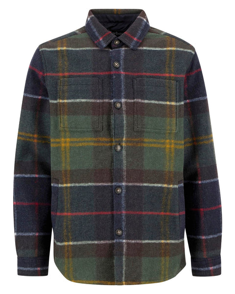 Barbour Chapter Check Shirt Jacket Overshirt in Classic Tartan