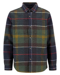 Barbour Chapter Check Shirt Jacket Overshirt in Classic Tartan