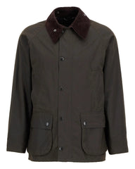 Barbour Classic Bedale Wax Jacket In Classic Dark Olive