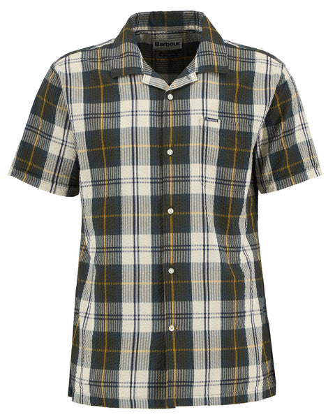 Barbour Clyde Seersucker Summer Fit Shirtin Ancient Tartan