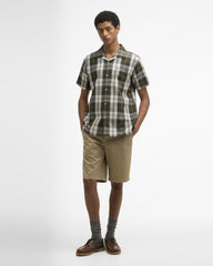 Barbour Clyde Seersucker Summer Fit Shirtin Ancient Tartan