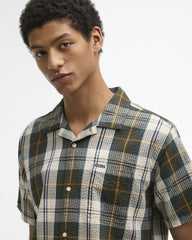 Barbour Clyde Seersucker Summer Fit Shirtin Ancient Tartan