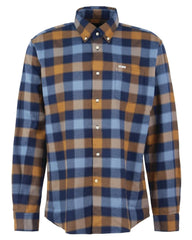 -Rainwater's -Barbour - Button Up Sport Shirts - Barbour Damfield Tailored Shirt in Navy -