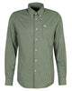 -Rainwater's -Barbour - Sport Shirt - Barbour Grove Long-Sleeved Tailored Button-down Performance Shirt in Olive -