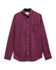 Barbour Harbourwall Gingham Check Tailored Fit Long-Sleeved Shirt In Red