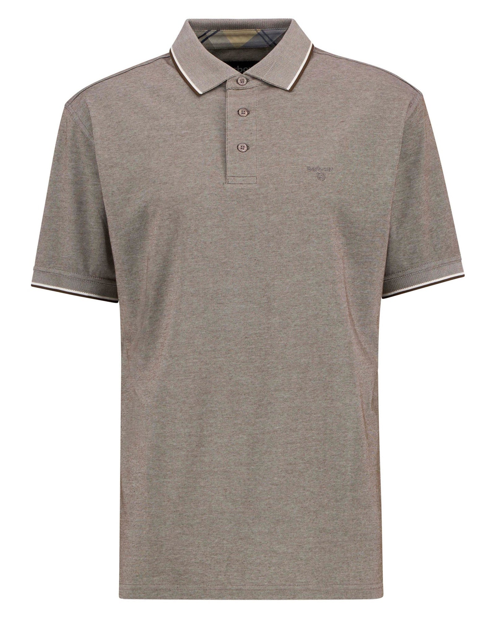 Barbour Heydon Tech Polo In Dark Sand