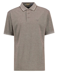 Barbour Heydon Tech Polo In Dark Sand