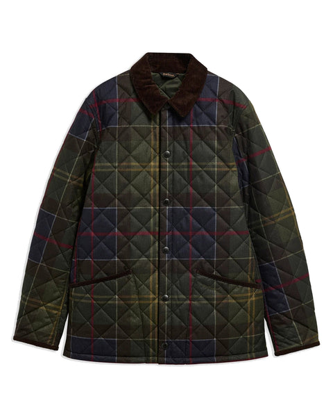 Barbour Icons Tartan Heritage Liddesdale Quilted Jacket In Classic Tartan