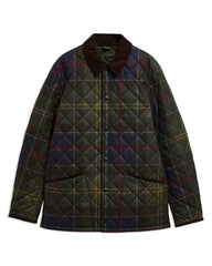 Barbour Icons Tartan Heritage Liddesdale Quilted Jacket In Classic Tartan