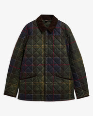 Barbour Icons Tartan Heritage Liddesdale Quilted Jacket In Classic Tartan
