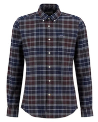 Barbour Kyeloch Tailored Long-Sleeved Shirt In Midnight Oak Tartan