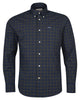 Barbour Lomond Tailored Buttondown Collar Shirt in Olive Night