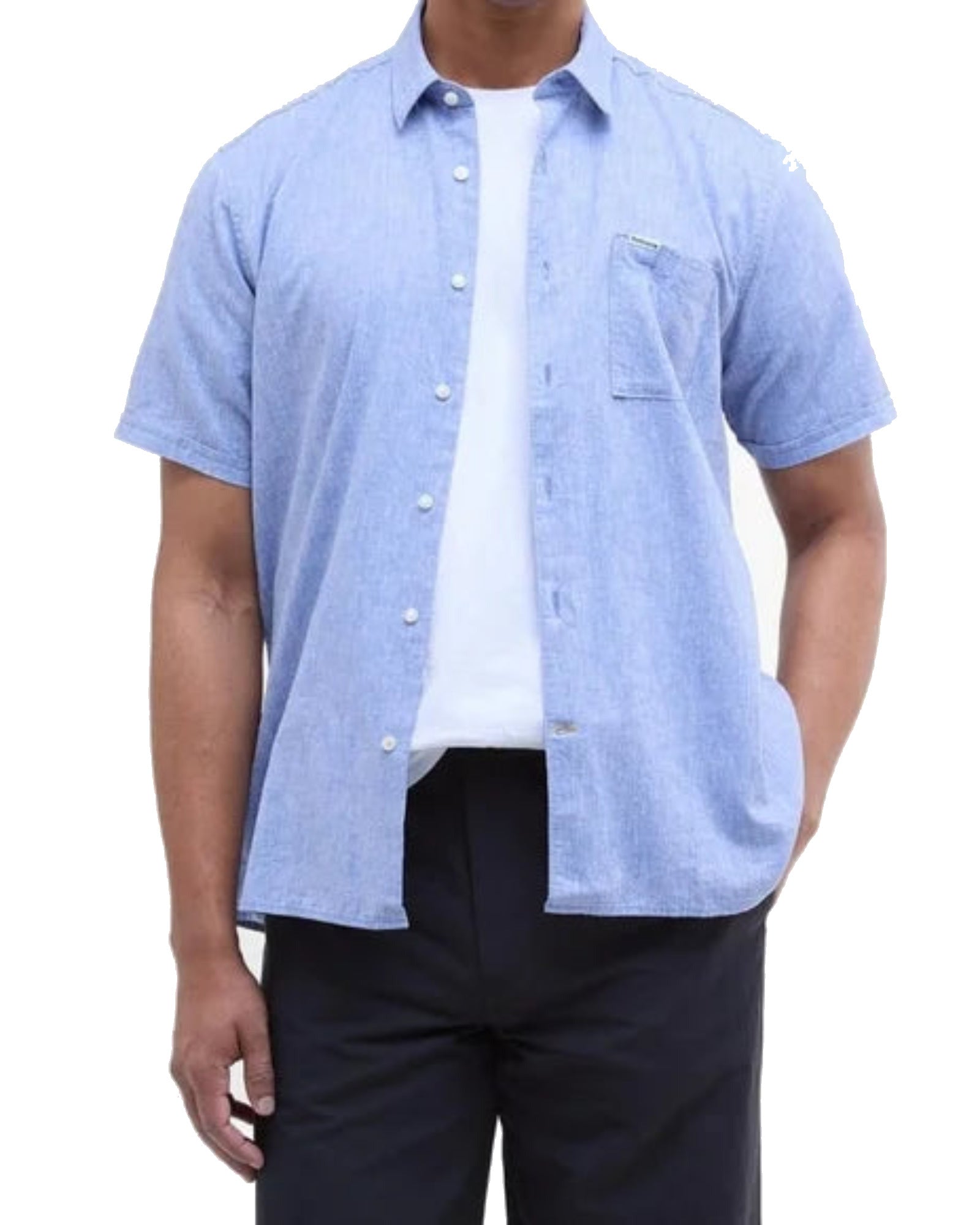 Barbour Nelson Summer Shirt in Blue