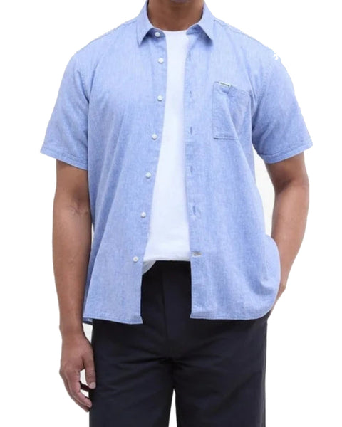 Barbour Nelson Summer Shirt in Blue