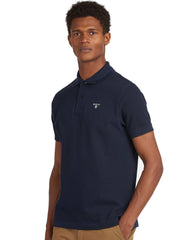Barbour Tartan Pique Polo in New Navy - Rainwater's Men's Clothing and Tuxedo Rental