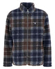 Barbour Tartan Sherpa Fleece In Midnight Oak