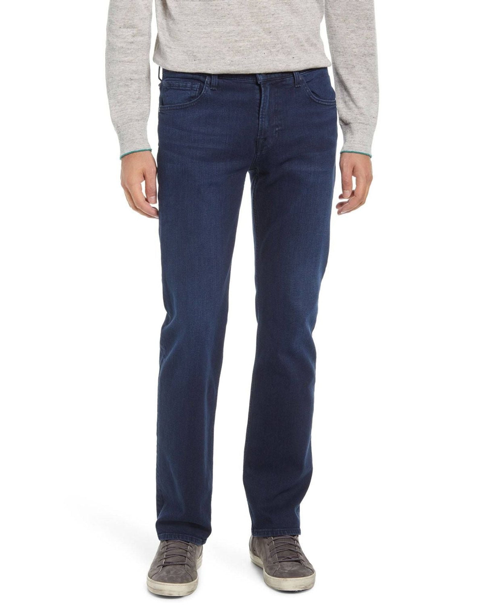 Bertini Slim Fit Stretch Jeans In Indigo Dark Denim - Rainwater's Men's Clothing and Tuxedo Rental