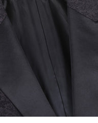 Black Floral Peak lapel Dinner Jacket Tuxedo Rental
