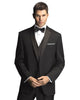 Black Slim Tuxedo Rental - Rainwater's Men's Clothing and Tuxedo Rental
