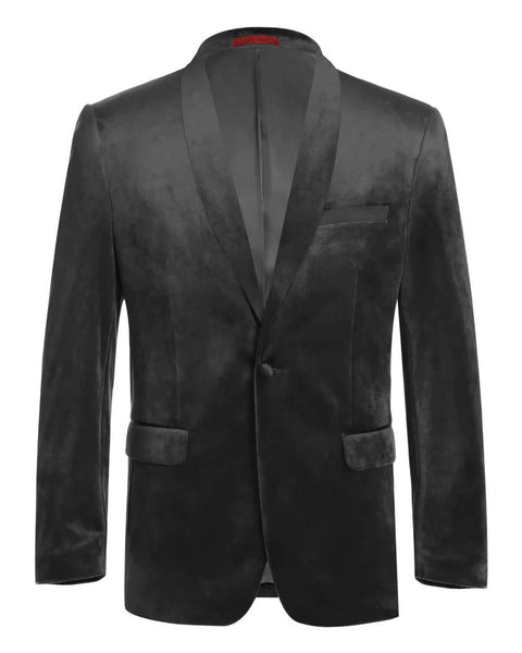 Black Velvet Shawl Tuxedo Rental