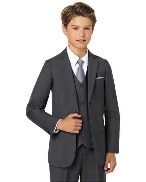 Boys Charcoal Suit Rental - Rainwater's Men's Clothing and Tuxedo Rental