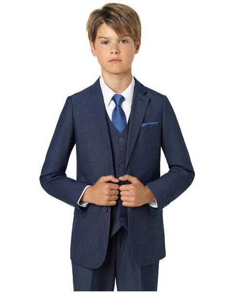 Boys French Blue Suit Rental - Rainwater's Men's Clothing and Tuxedo Rental