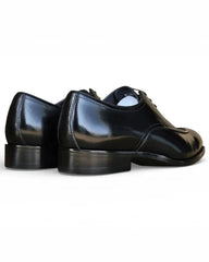 Carrucci Allen Split Toe Derby in Black