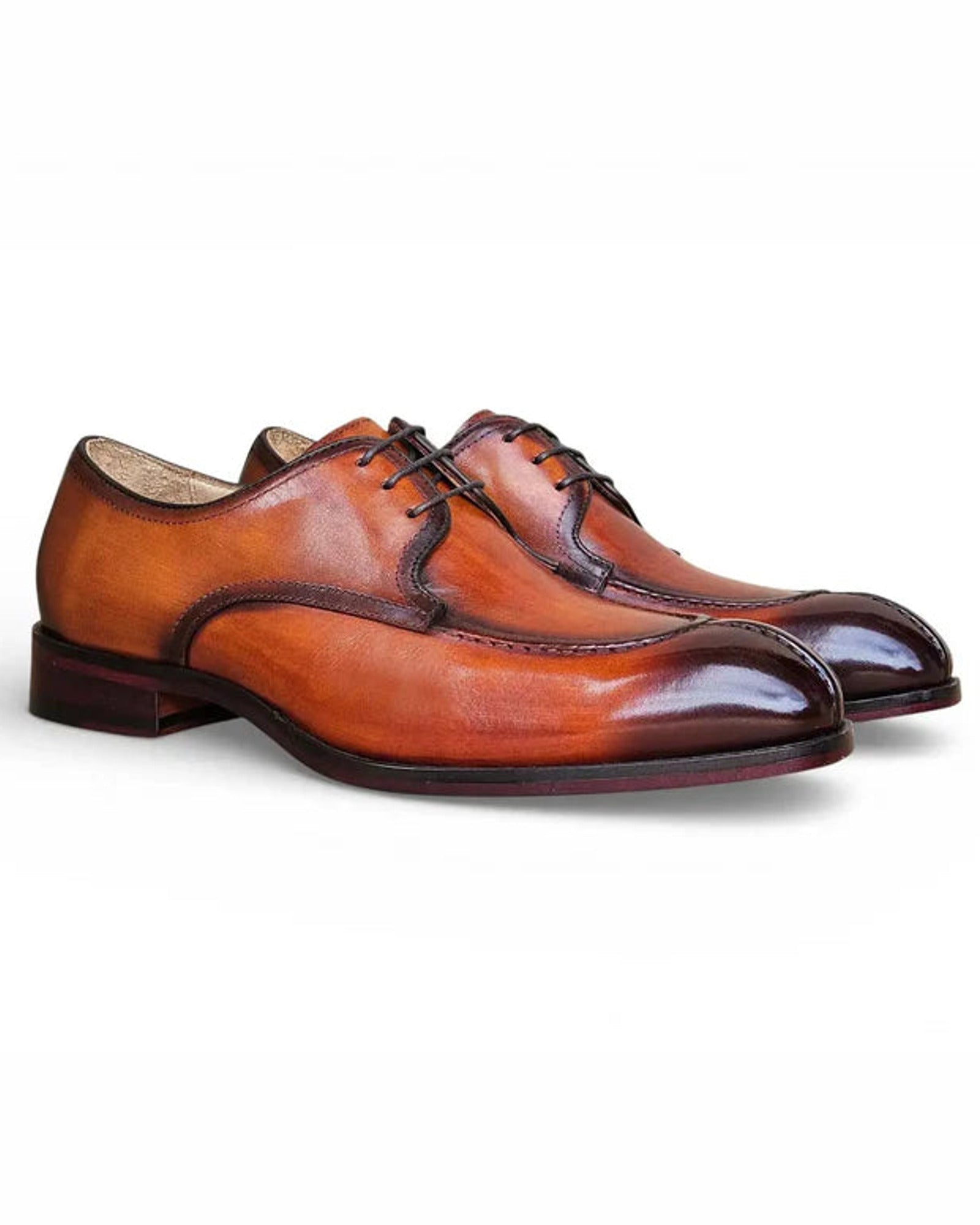 Carrucci Allen Split Toe Derby in Whisky