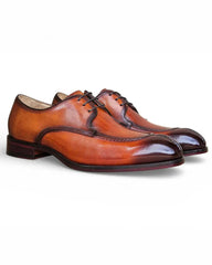 Carrucci Allen Split Toe Derby in Whisky
